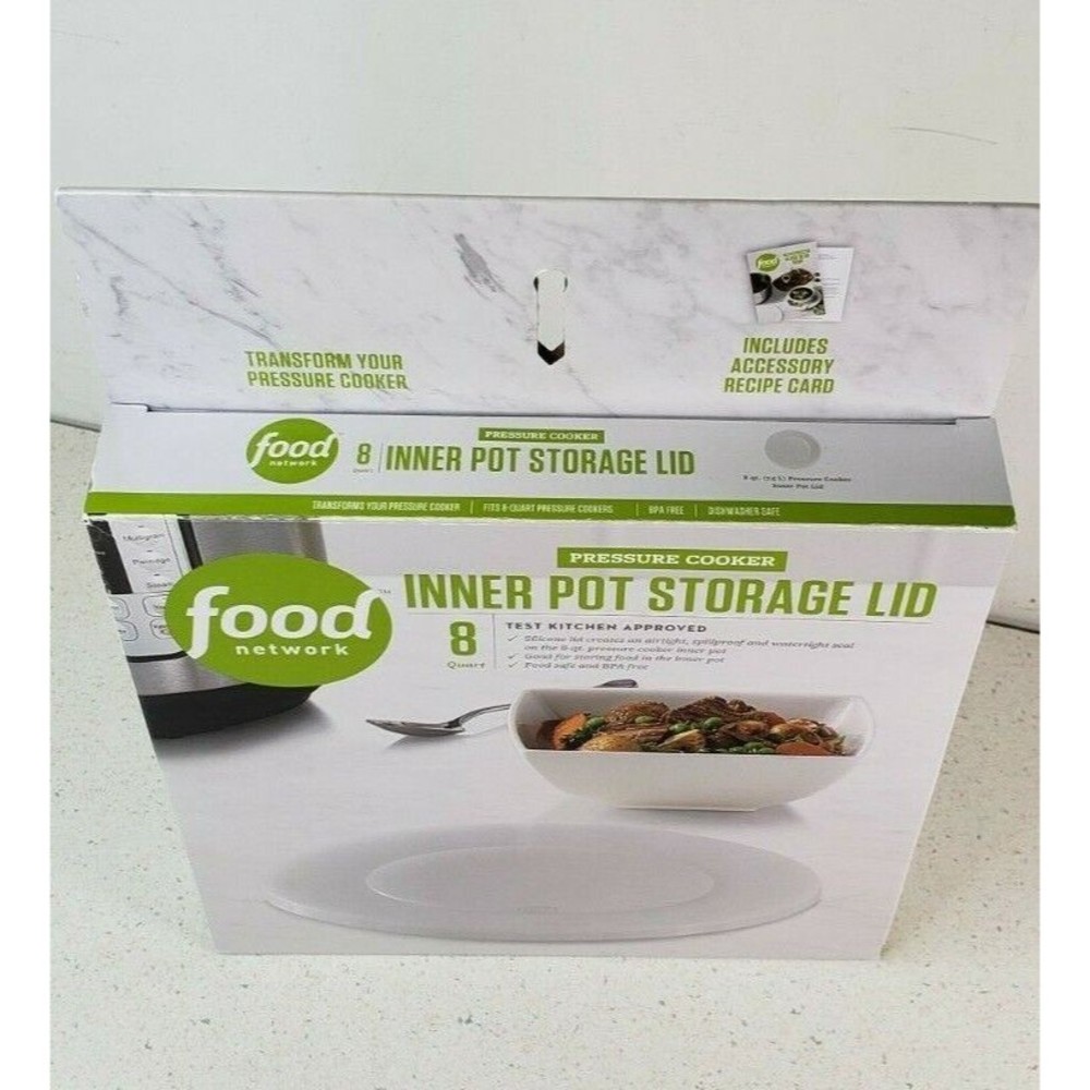 Food Network Inner Pot Storage Silicone Lid For 8 Quart Pressure Cooker NIB - Picture 2 of 7